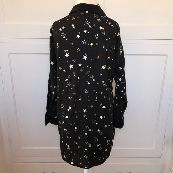 T&J Designs Black Star Shirt Dress - Picture 4 of 7
